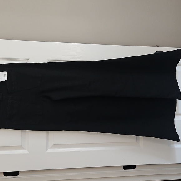 A Loves A High Rise Wide Leg Denim: Black: Size- 26 - Picture 3 of 13
